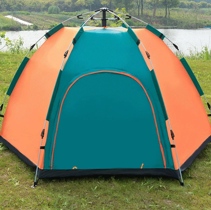 

High Quality Product Waterproof Windproof Family Oxford Cloth Camping Tents For Sale Outdoor Hiking, As picture