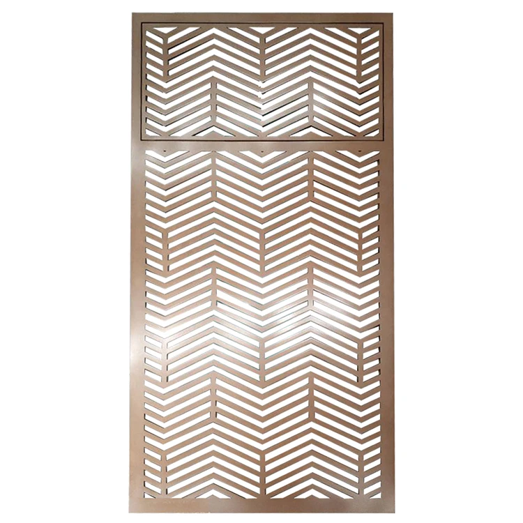 Stainless Steel Metal Dividers Room Decorative Dividers Laser Cut