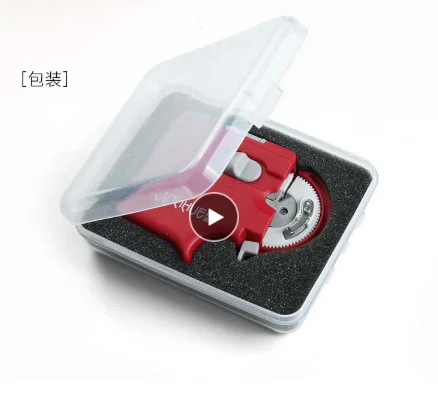 

Portable Electric Automatic Fishing Hook Line Tier Machine Tie Binding Device, Black red