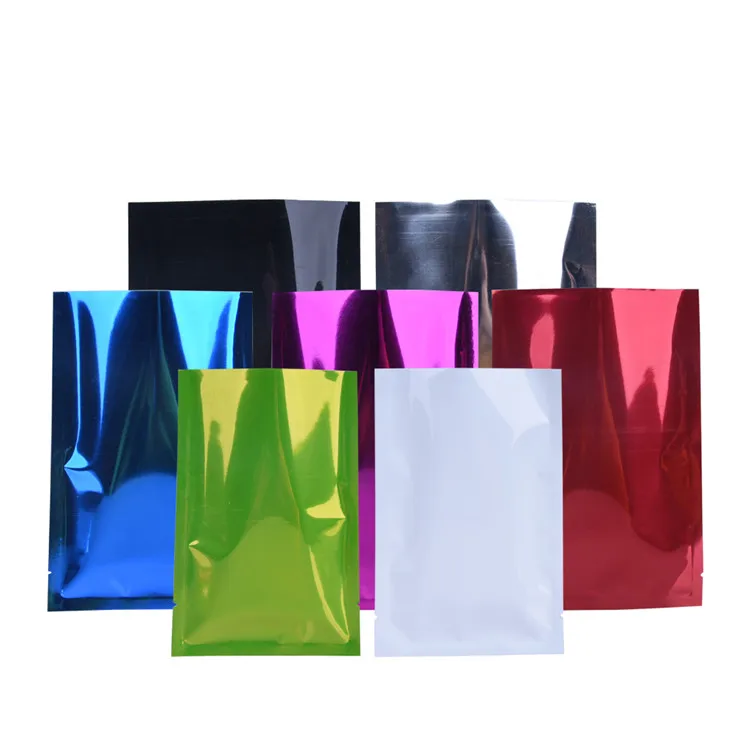 

Versatile Economical Flat Aluminum Foil Packaging 3 Side Seal Pouch