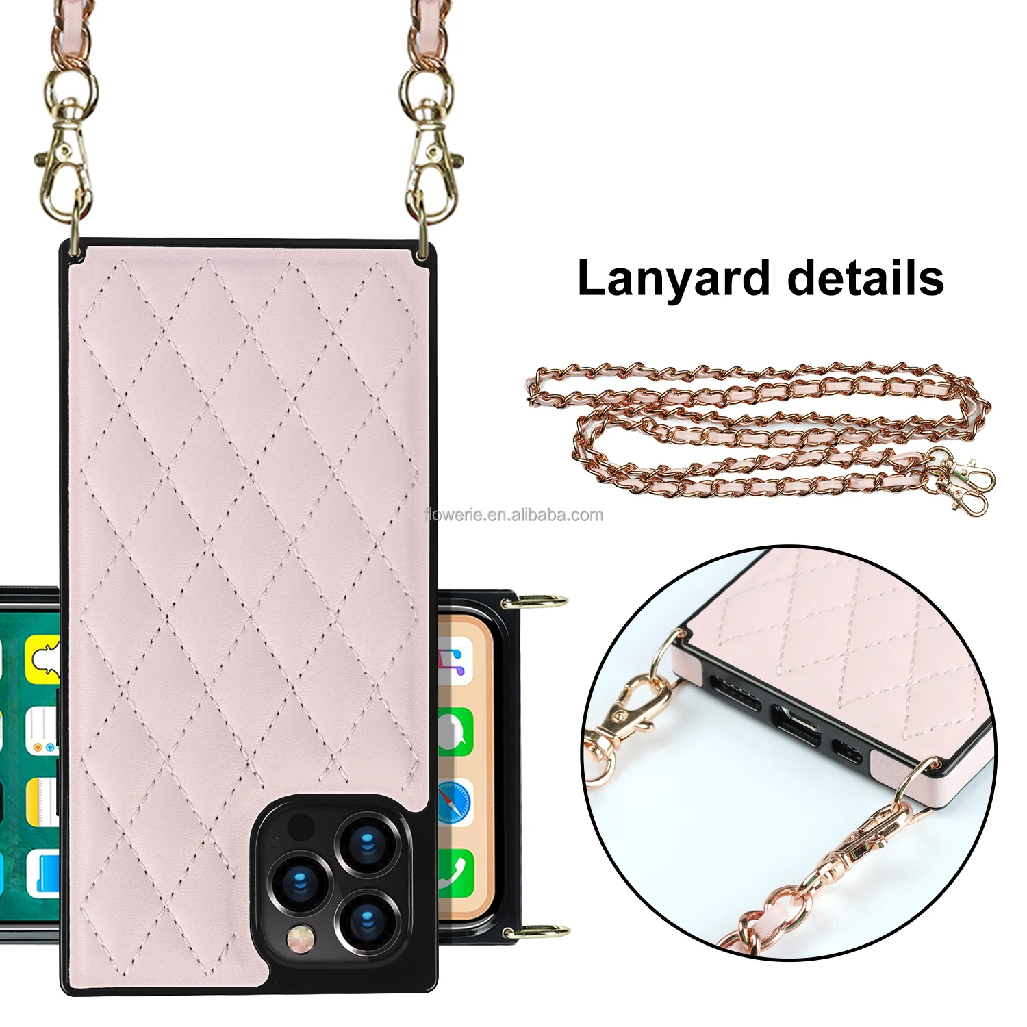 

phone case for girls Crossbody mobile phone bags & cases for iphone 12 pro max phone, 6 colors
