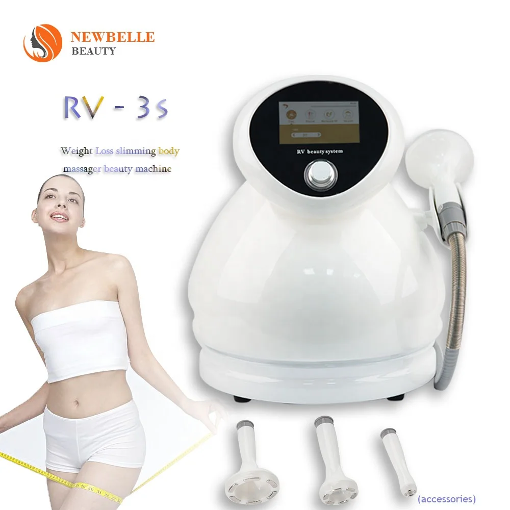 

Portable 3 IN 1 photon rf vacuum therapy machine RV-3S for eyes,face and body treatment Vacuum photon facial care anti