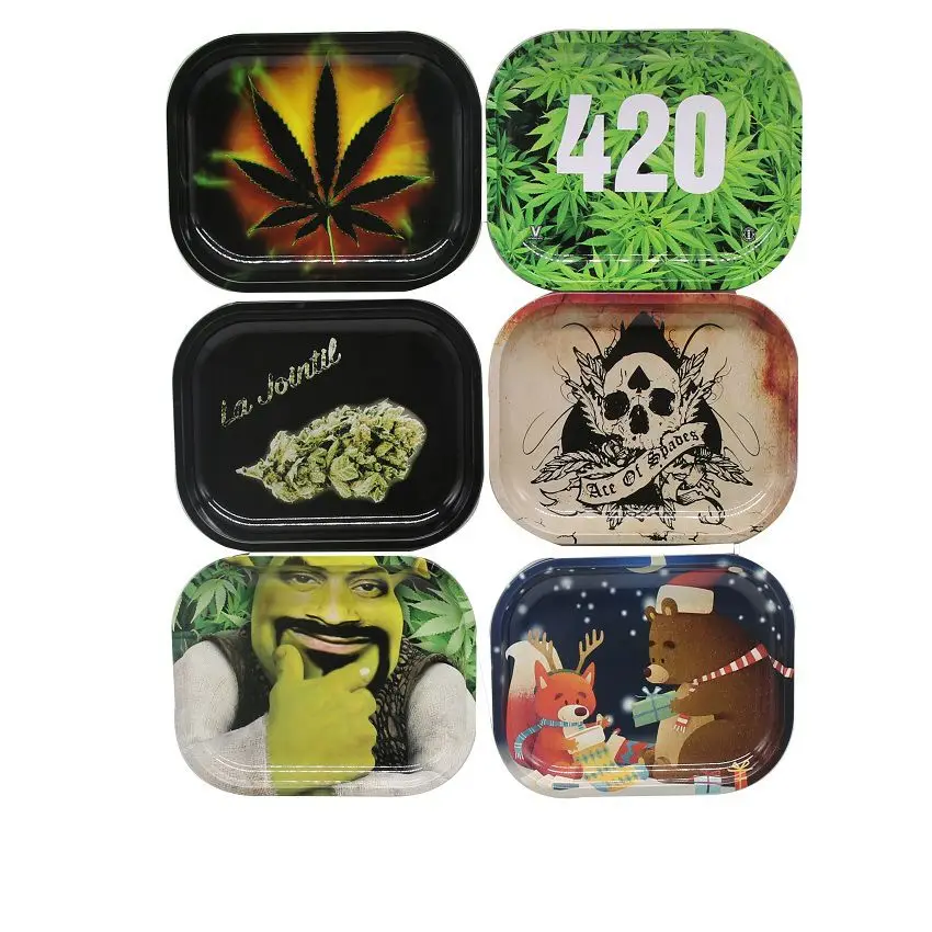 Ready To Ship Metal Rolling Tray Weed For Smoking Small Order Buy