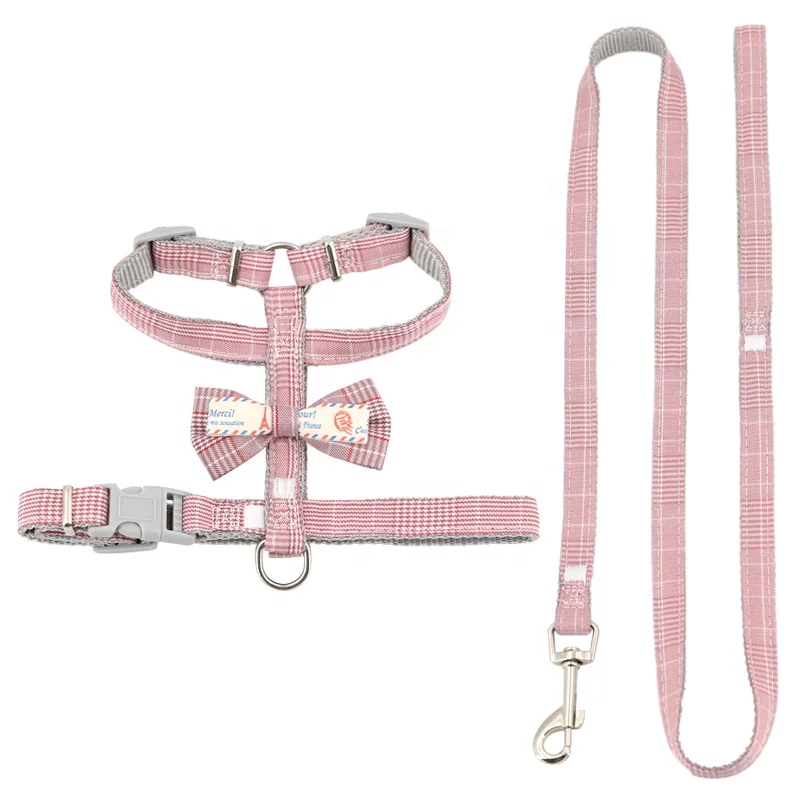 

Manufacturer pet vest custom luxury cat vest harness comforter sets harness and leashset, Picture