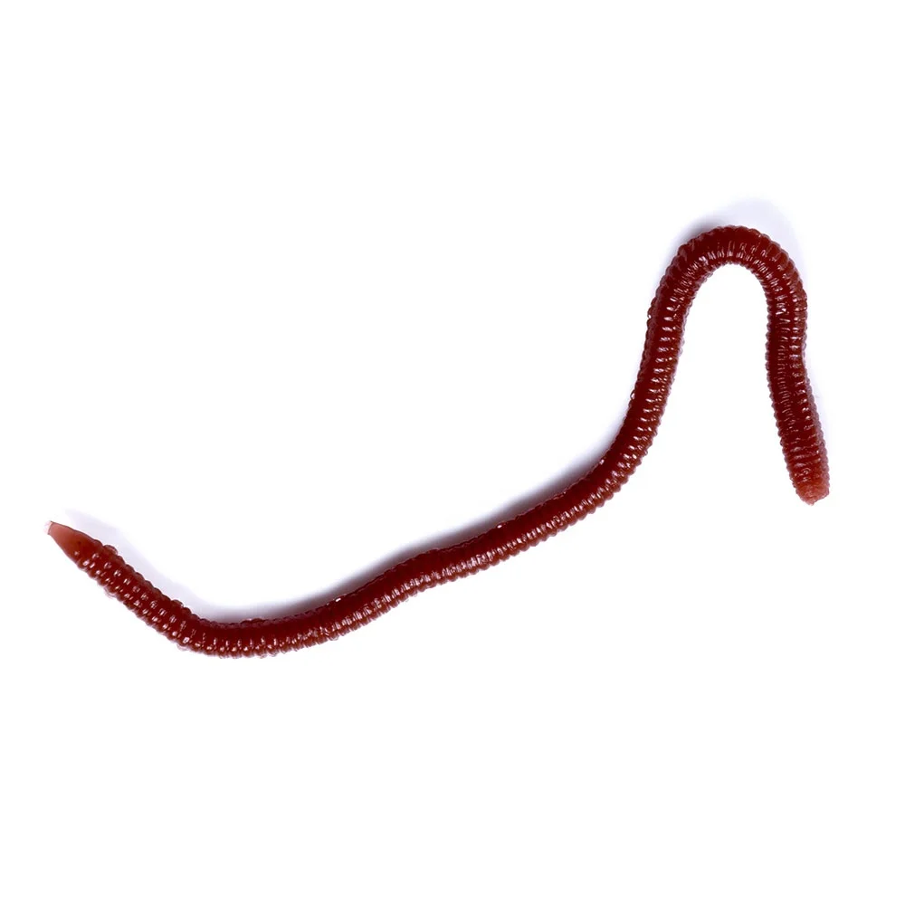 Earthworms Red Worms Artificial Fishing Lures Bloodworm Swimbait Lure