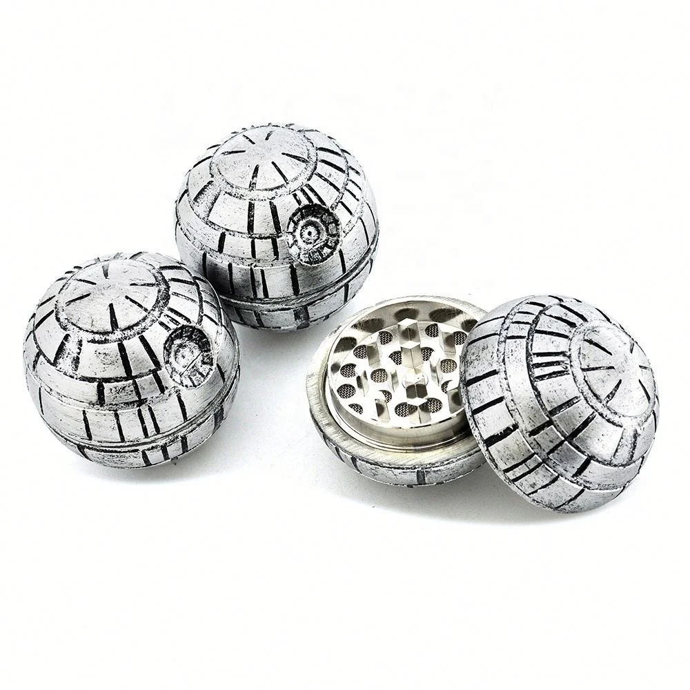 

Resin Sphere Dry Herb Grinder Diameter 53MM*55MM*52MM Zinc Alloy Tobacco Grinder, Picture