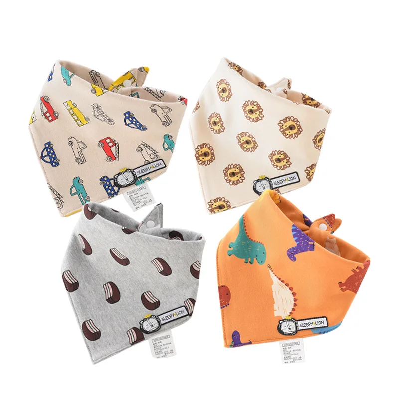 

Baby Bibs Bandana Bibs Unisex 4pcs/Set For Drooling And Teething Soft Organic Cotton And Absorbent Hypoallergenic Bibs