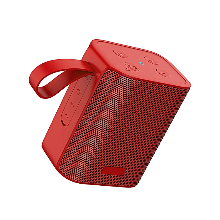 

2021 fabric portable waterproof subwoofer wireless speaker TWS BT Speaker mini portable, Black red blue