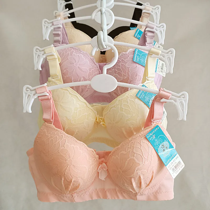 

fast shipping pink nude black blue push up foam ladies bra for India