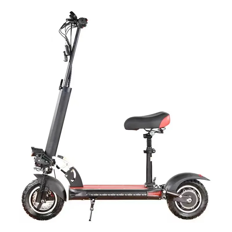 

Bilink 1200w motor fast adult 11inch big wheel electric scooter with seat, Black,white