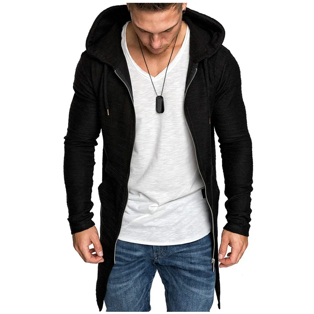 

Autumn Mens Windbreaker High Quality Fashion Slim Fit Cardigan Mens Jackets With Zip, Black,white,gray,army green