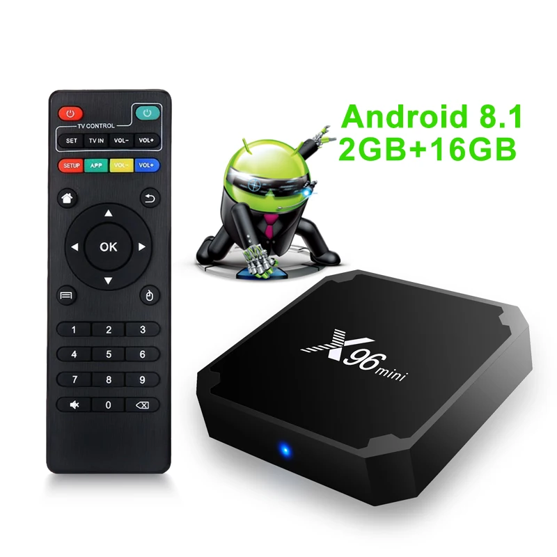 

SHIP FROM FRANCE WAREHOUSE Hottest 1GB 8GB 2GB 16GB Firmware Update X96Q S905W 4K X96 Mini Android 9.0 Tv Box