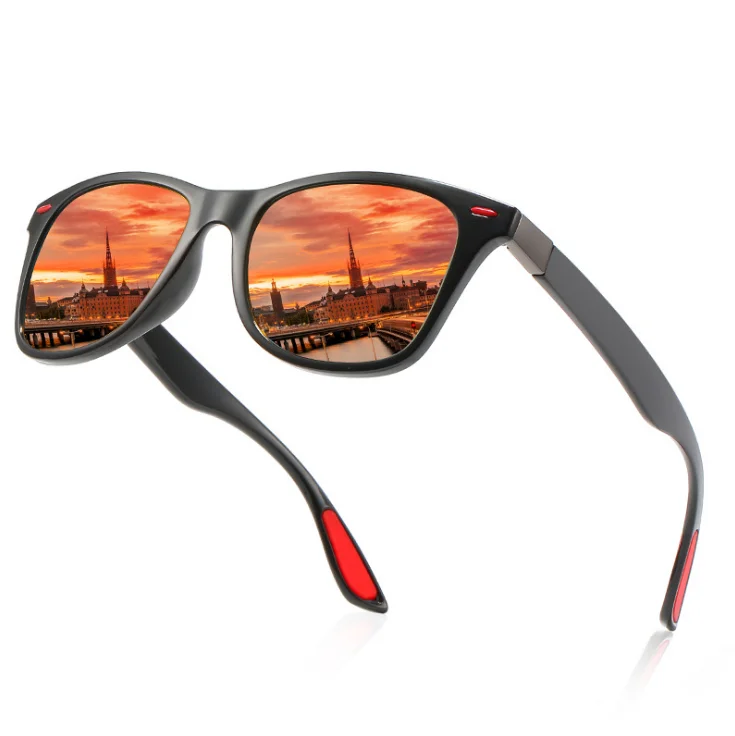 

Fashion eyewear polarized frame glasses driving sunglasses for men, Colorful