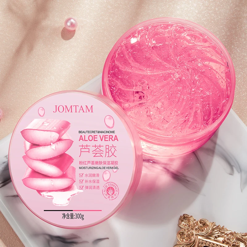 

JOMTAM wholesale OEM ODM natural jelly mask skin care pink aloe vera gel