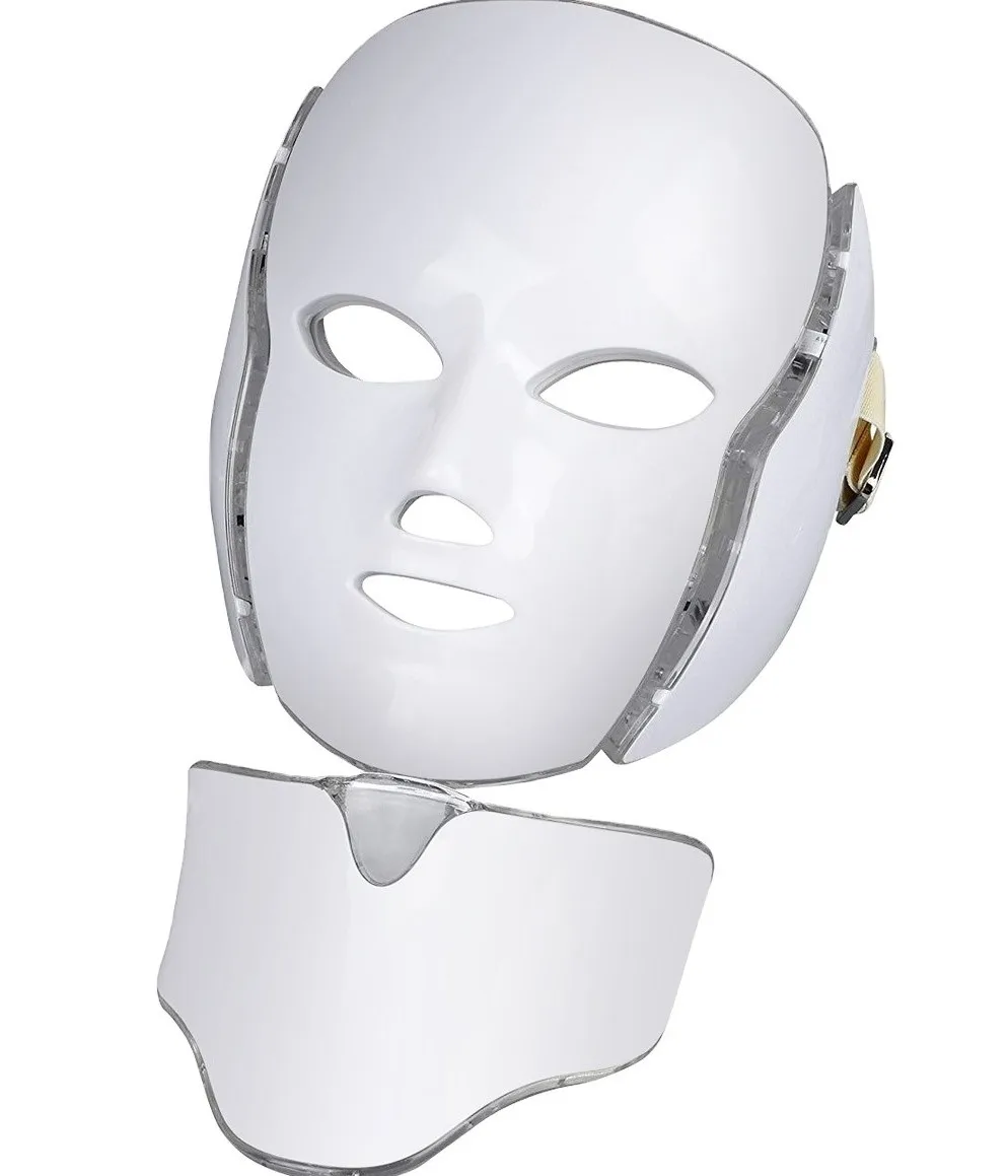 

2021 Newest Technology Blue Red Treatment Acne Facial Skin Care 7 Color Light Therapy Led Face Mask