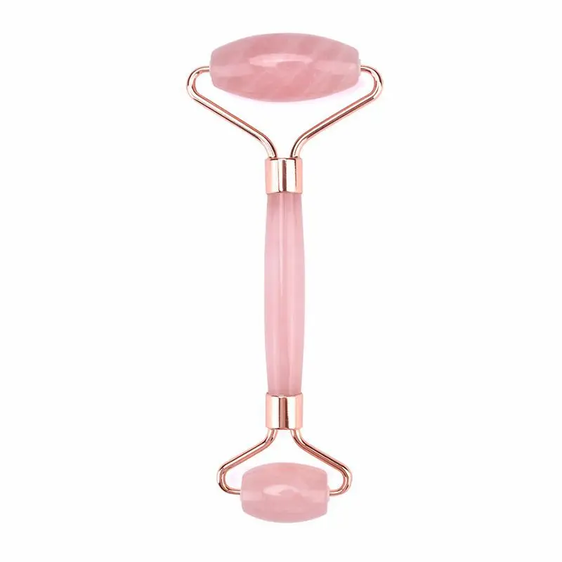 

ZNYBEAUTY facial anti aging natural quartz best gua sha rose quartz natural nephrite jade roller for skin massage