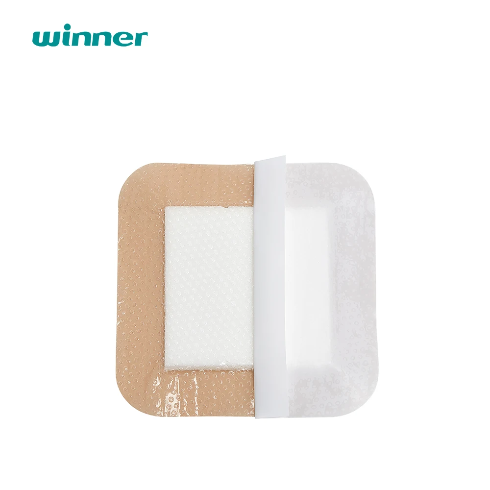 

low MOQ adhesive npwt negative pressure wound therapy care silicone wound dressing for foam materials