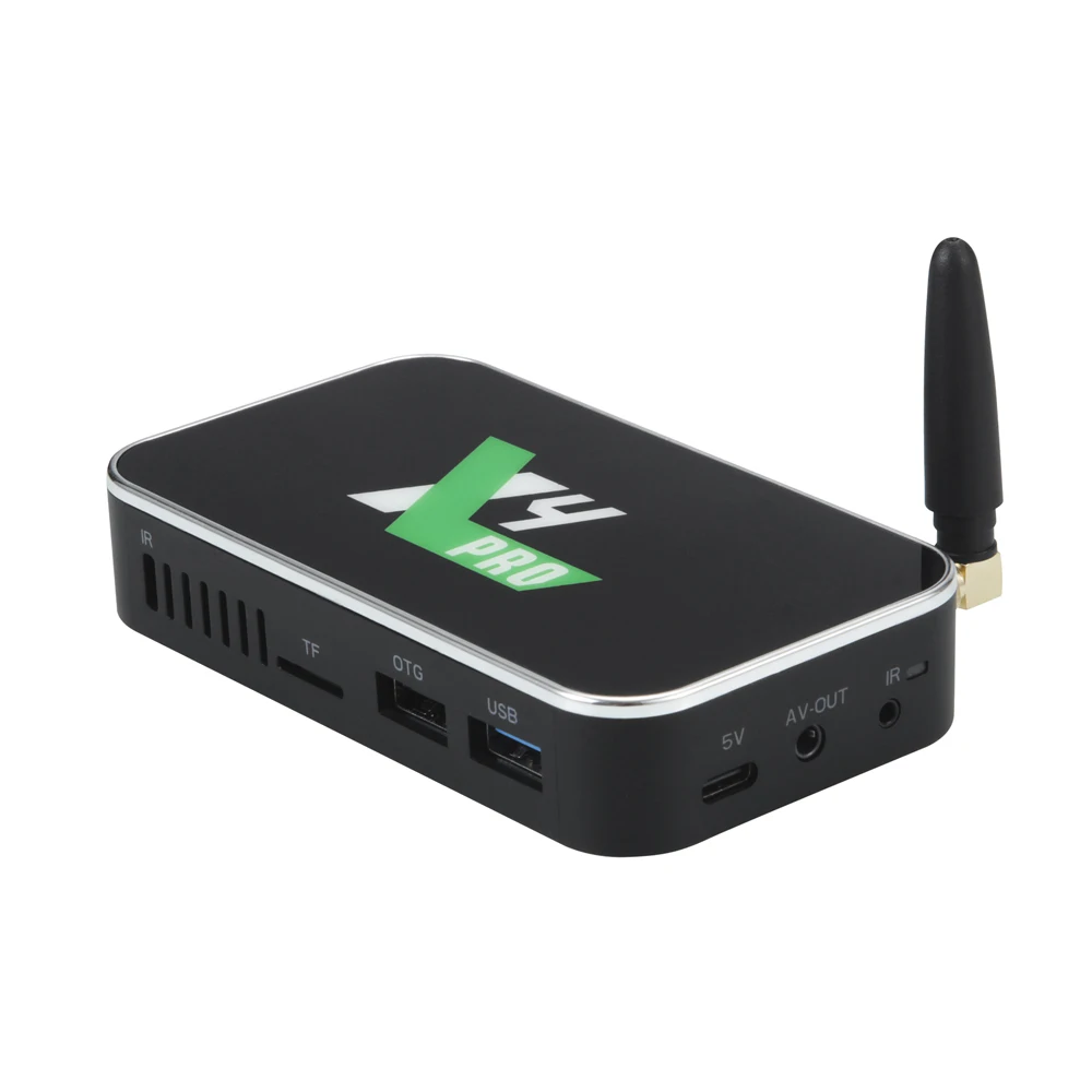 

UGOOS X4 Pro TV BOX Android 11.0 Amlogic S905X4 LPDDR4 4GB 32GB EMCC Quad Core ARM G31 MP2, Black