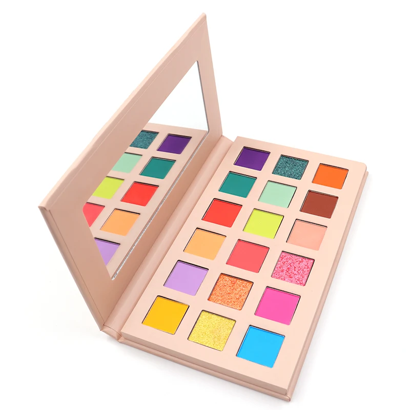 

Wholesale High Pigment Matte glitter 18 Color Eyeshadow Palette