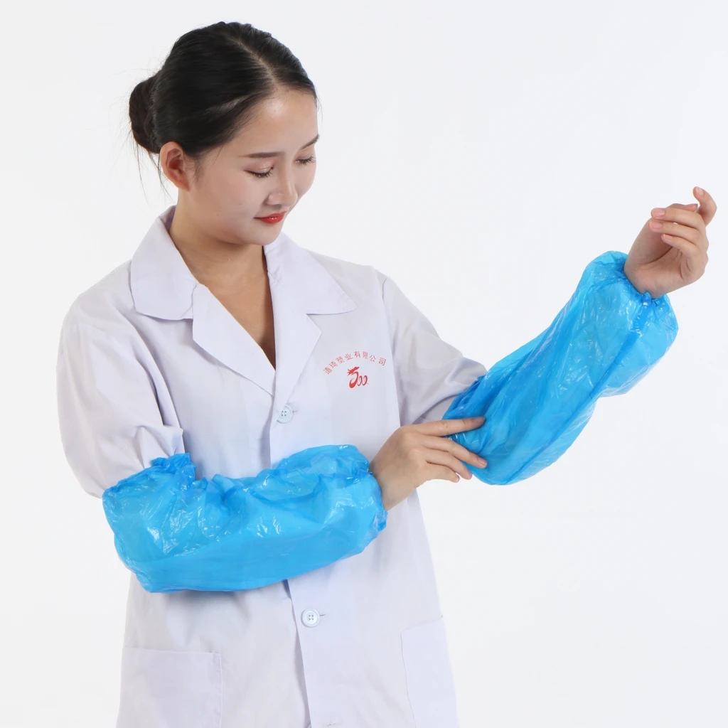 

High yield arm cover sleeves automatic production of disposable plastic covers protective arm sleeve covers