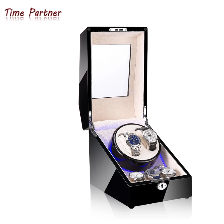 

Time partner watch winder automatic with quite motor and low power consumption operation, Customizable