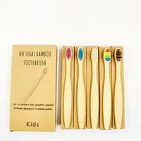

Wholesale custom logo eco friendly natural bristle charcoal biodegradable bamboo organic toothbrush