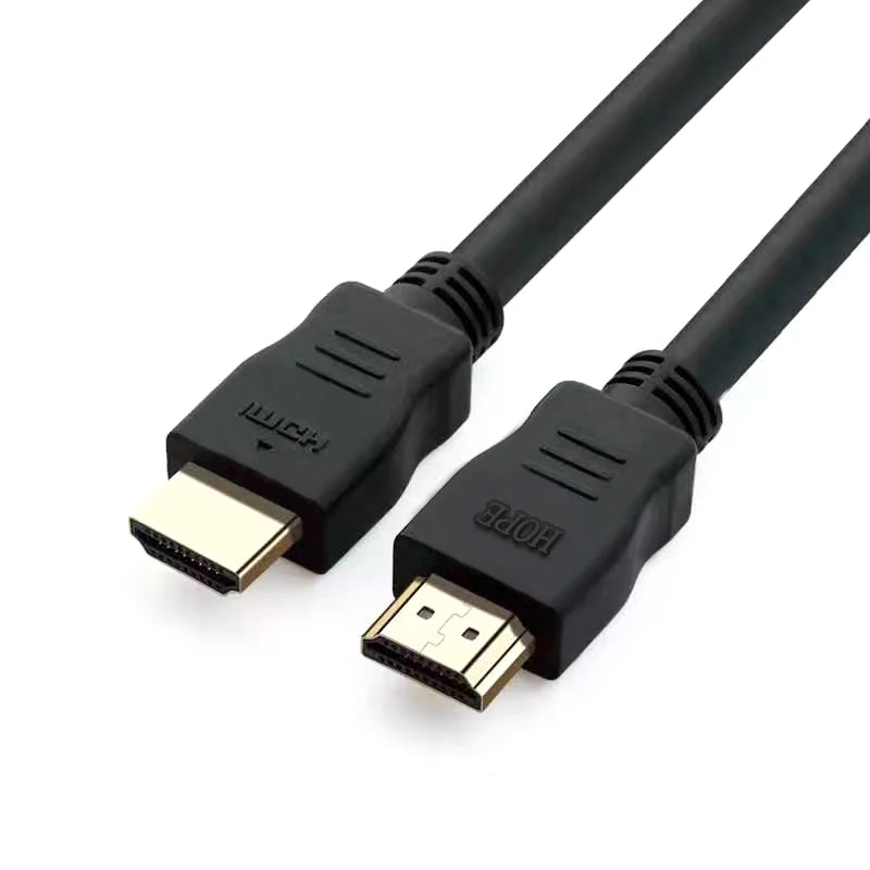 

Hot sales 4K 3D HDMI Cable 1m 1.5m 2m 3m 5m 8m 10m 15m HDMI Cable 4K 18gbps Gold Plated Video HDMI Cable With Ethernet, Black