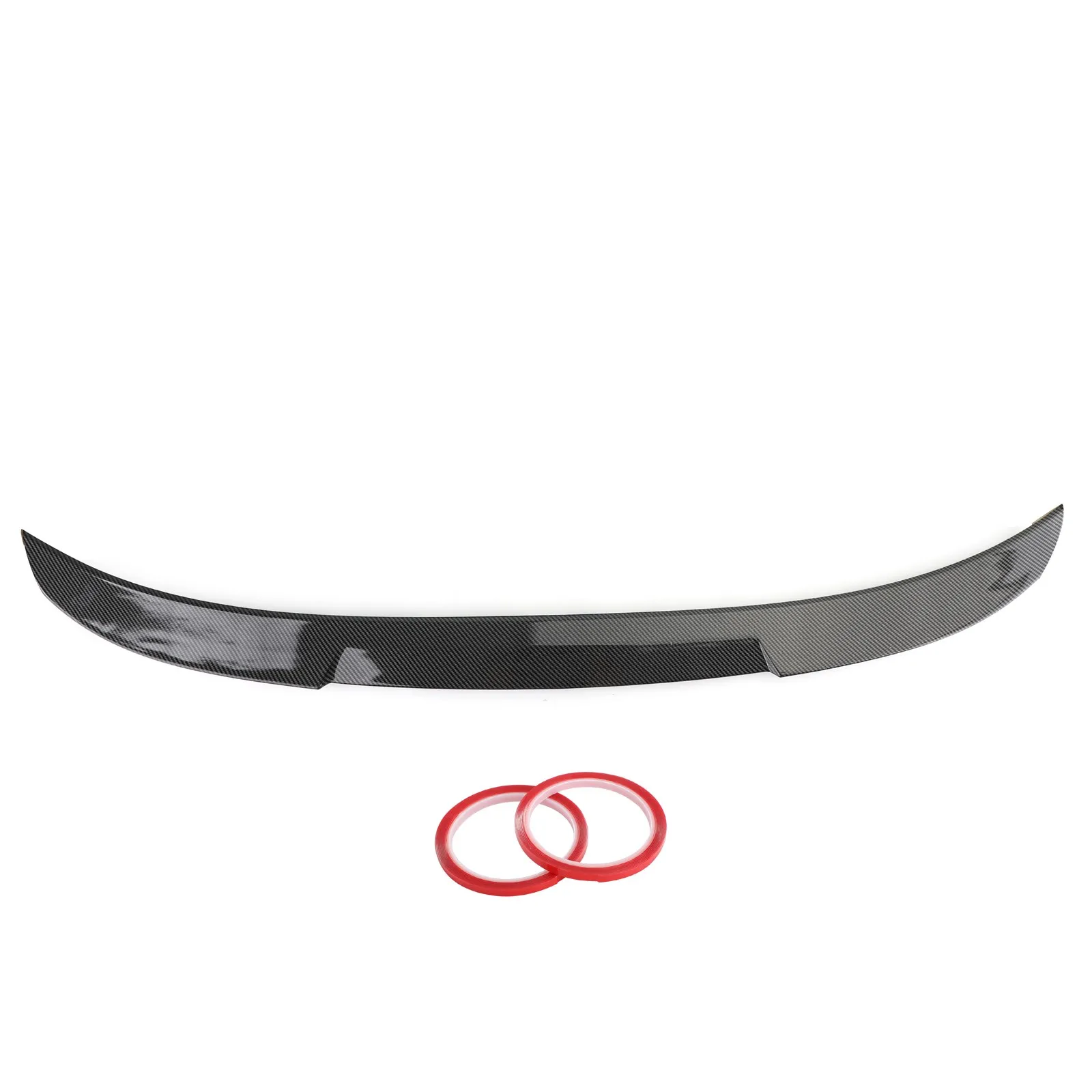 

Areyourshop Rear Trunk Spoiler Wing M4 Type Fit for BMW F30 3Series 12 13 14 15 16 17 18 Carbon Fiber Style, Black