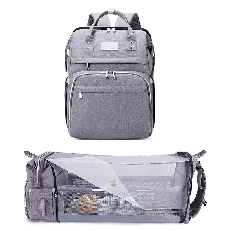 

2021 High Quality Baby Diaper Bags with Changing Mat Organizer Multifunctional Diaper Bag Can be Custom, Accept customized