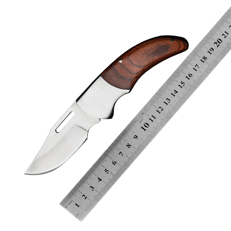 

Hunting Folding Wood Handle Pocket Knife