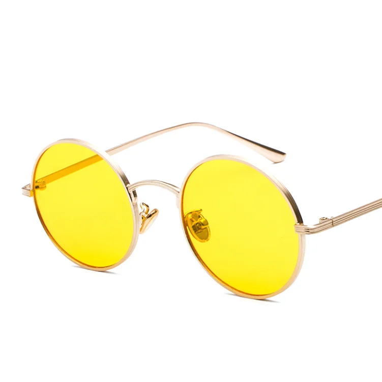 

2021 Metal Frame Round Steam Punk Sunglasses glasses blue light sunglasses mens river gafas