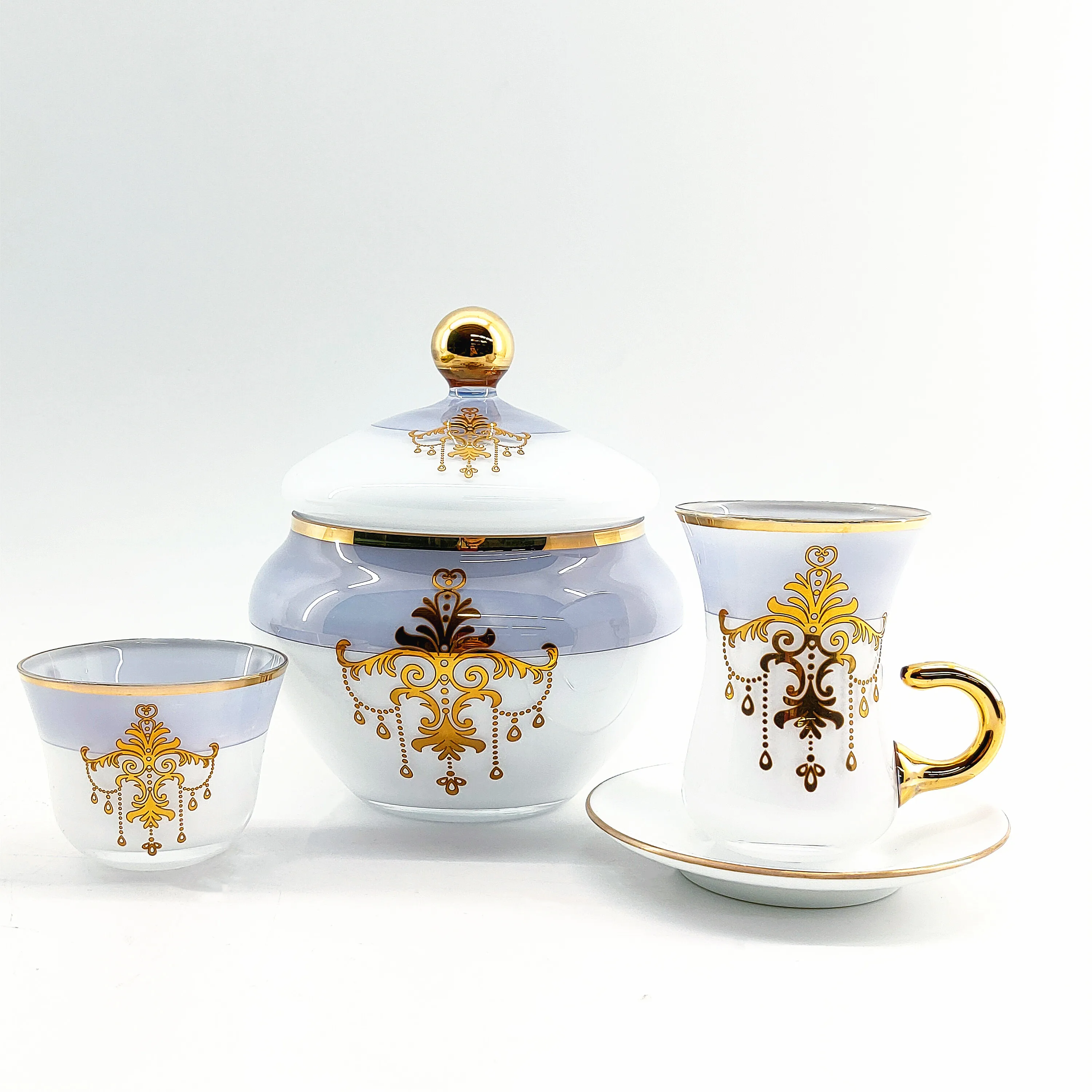 25pcs Arab Turkish Coffee Cup Set 0