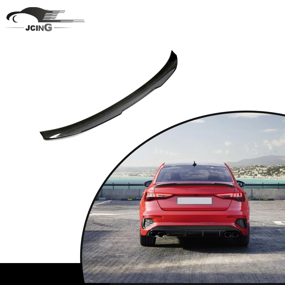 

Carbon Fiber Rear Spoiler Wing for Audi A3 S Line S3 RS3 8Y Sedan Saloon 2021 2022 2023