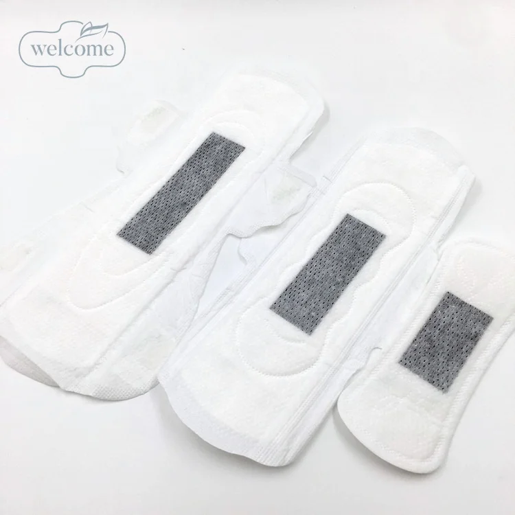 

Disposable Sanitary Pads Biodegradable Premium Walmart Eco Friendly Packaging pads for Women Sanitary Napkins