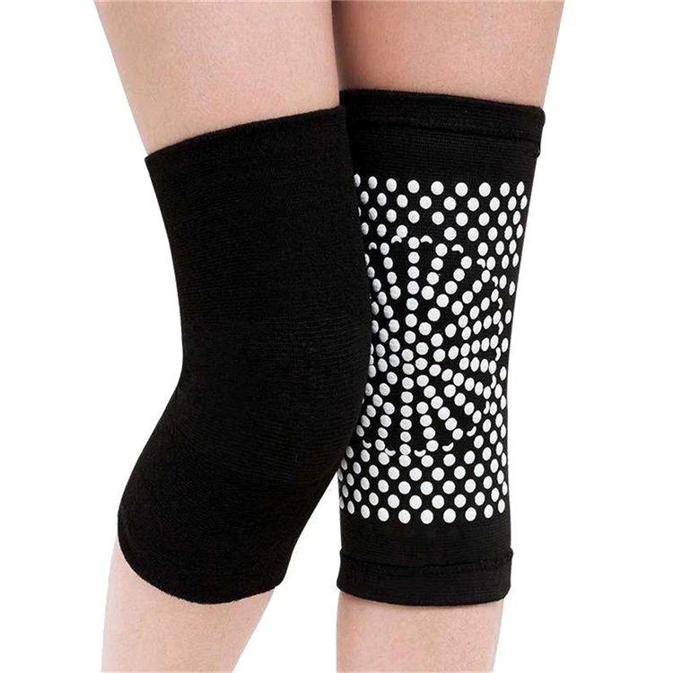 

Chinese Factory Wholesale Hot Kneepads Self Heating Mineral Lattice Kneepads With High Quality, Black,grey