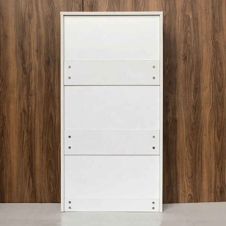 
Space-saving Melamine Shoe Storage Cabinets Modern Design White 3 Tier Wood Shoes Racks 