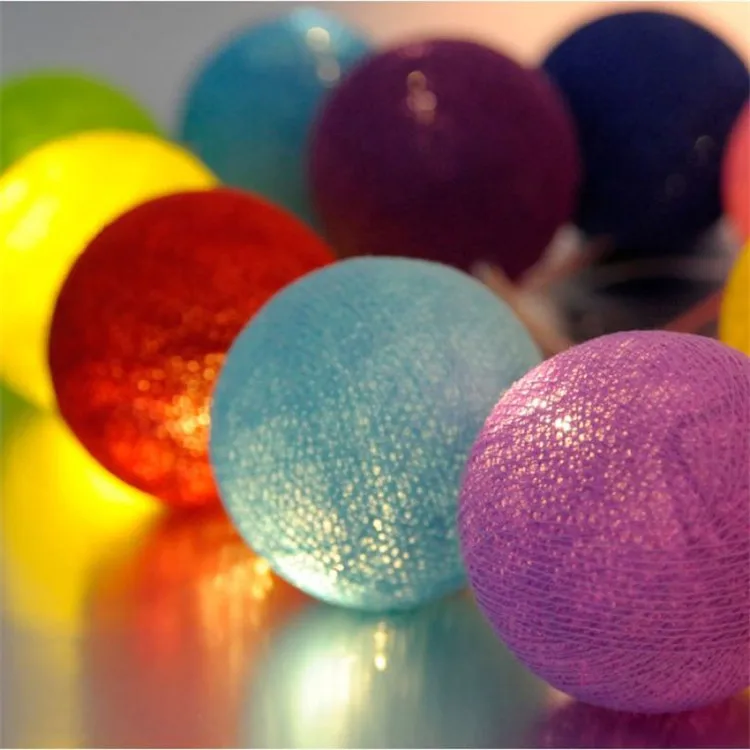 
Indoor decoration christmas holiday lights, customized led motif light yarn ball shaped led lamp 