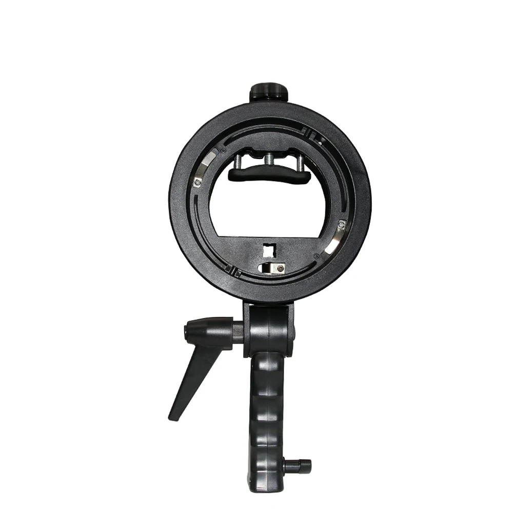 

KALIOU S-type Bracket Holder With Handle Grip For Camera Photo Holder Swivel Light Stand Flash Accessoires, Black