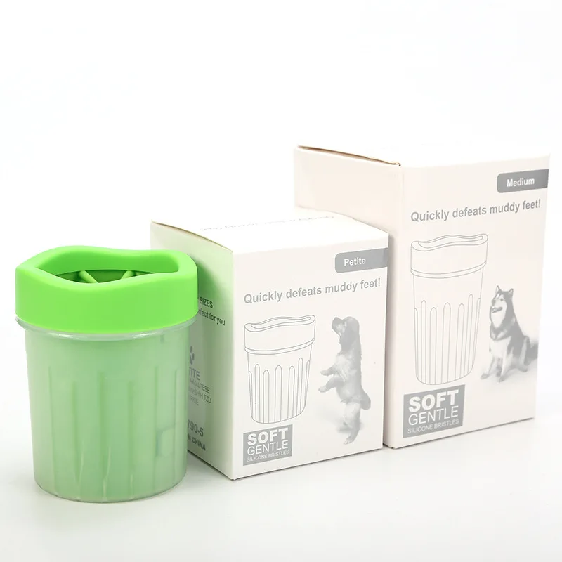

Pet Paw Cleaner Portable Soft Dog and Cats Foot Cleaner Pet Paw Washer Small Size Colorful Pet Paw Cleaner, Custom