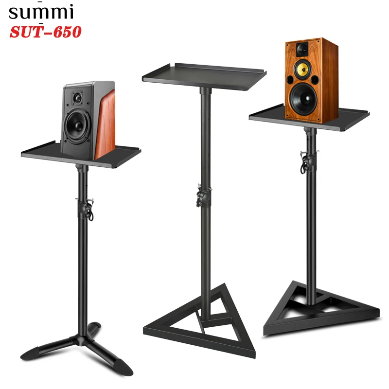 

SUT-650 Universal Laptop Projector Tripod Surround Sound Speaker Stands Holds Satellite For 8 inch desk speaker stand