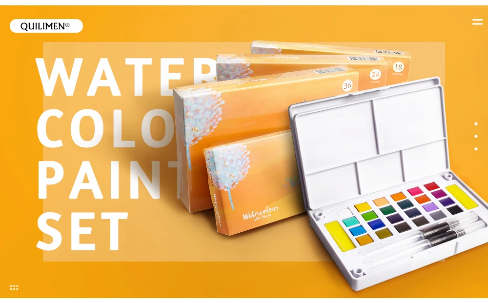 Watercolor Travel Art Set - 34pc – Colour Block