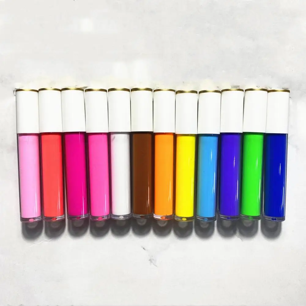 

Vegan Colored liquid eye liner waterproof neon water activated fluorescent eyeliner private label 12colors