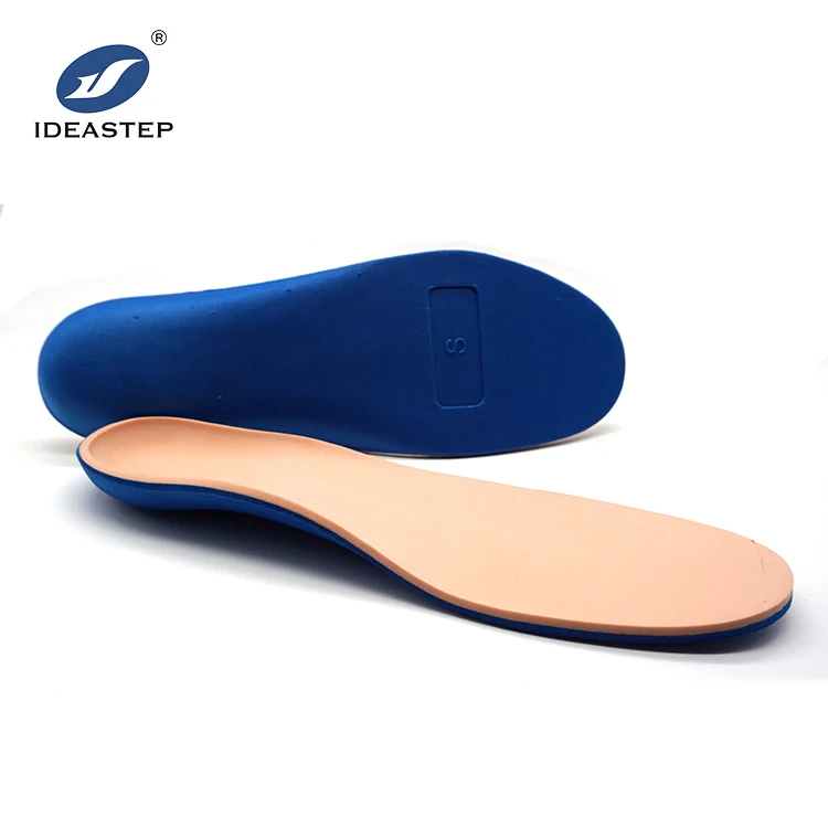 

Ideastep diabetic insole environmental washable shoe insert foot care product no Stimulation soft EVA insole, Beige+blue