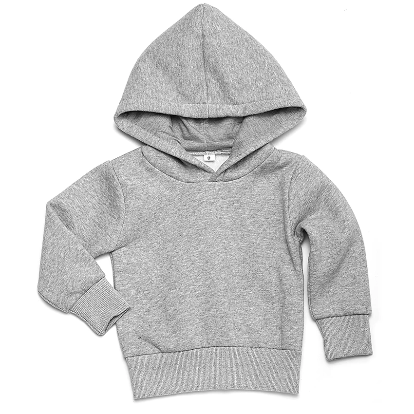 
Baby Girls Boys Winter Hoodies Coat Boy Plain Black Gray Sweatshirts Kids Tops Coat Children Pullover Outfits 2020 New 
