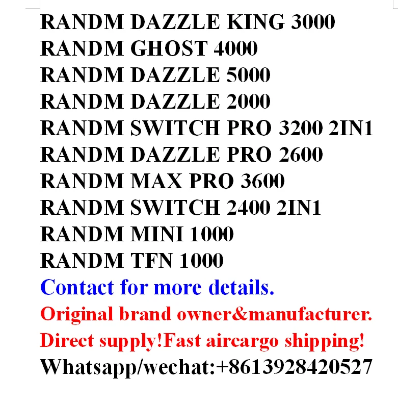

RandM Switch R And M rm r&m 2in1 2400 new models arrival box package oem, 18