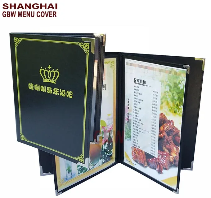Price Competitive Wholesale High Quality Menu,Hotel Menu Cover,Eco