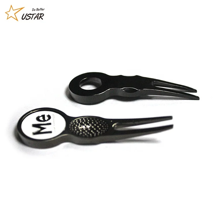 Wholesale Custom Golf Accessories Blank Metal Bulk Personalized Golf Divot Tools With