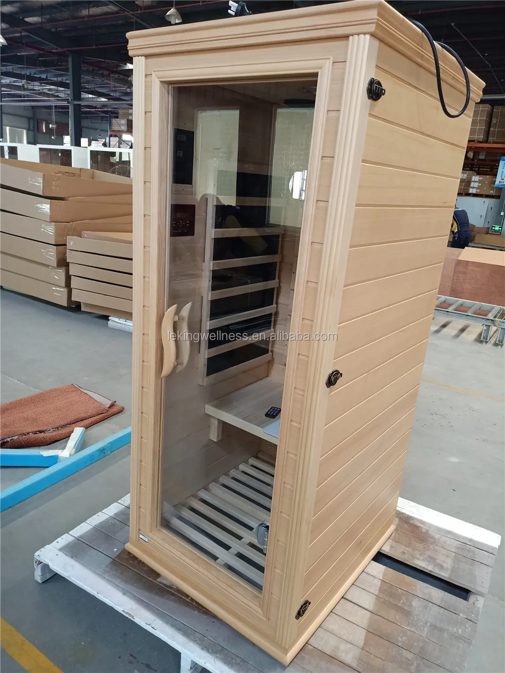 Super Small Size Infrared Sauna Model 1 Person Portable Sauna Room On