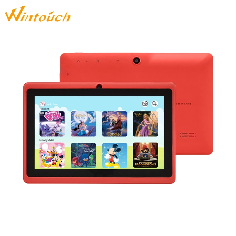 

China high quality Cheap Android Tab Q88 7 Inch Kids Education Tablet Pc, White black blue yellow red purple pink