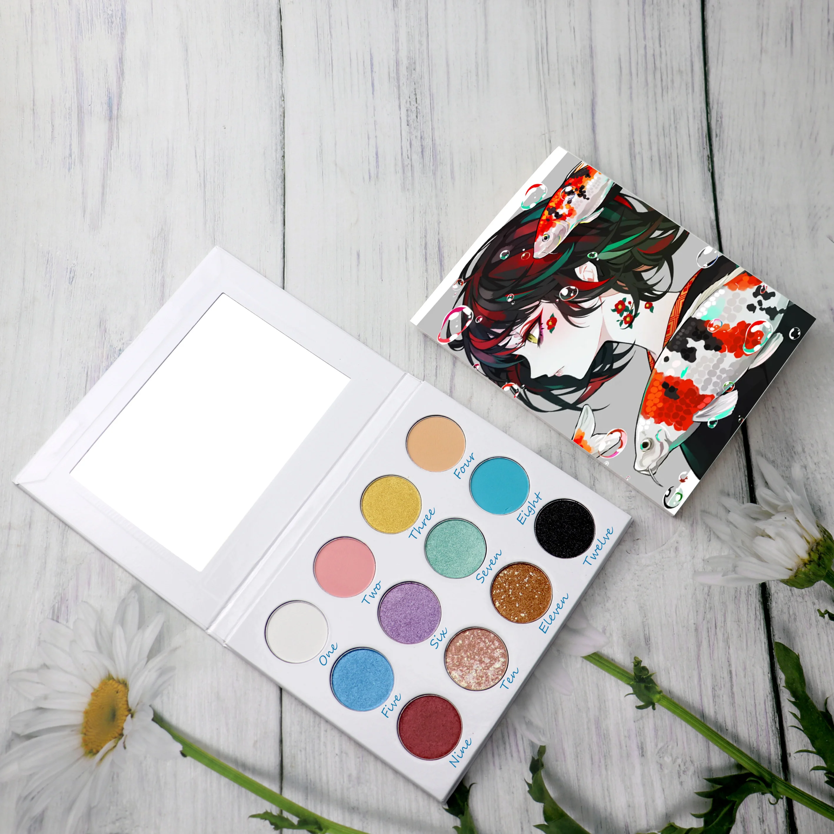 

Best sale no brand low moq 129 colors to choose high quality custom empty eyeshadow palette